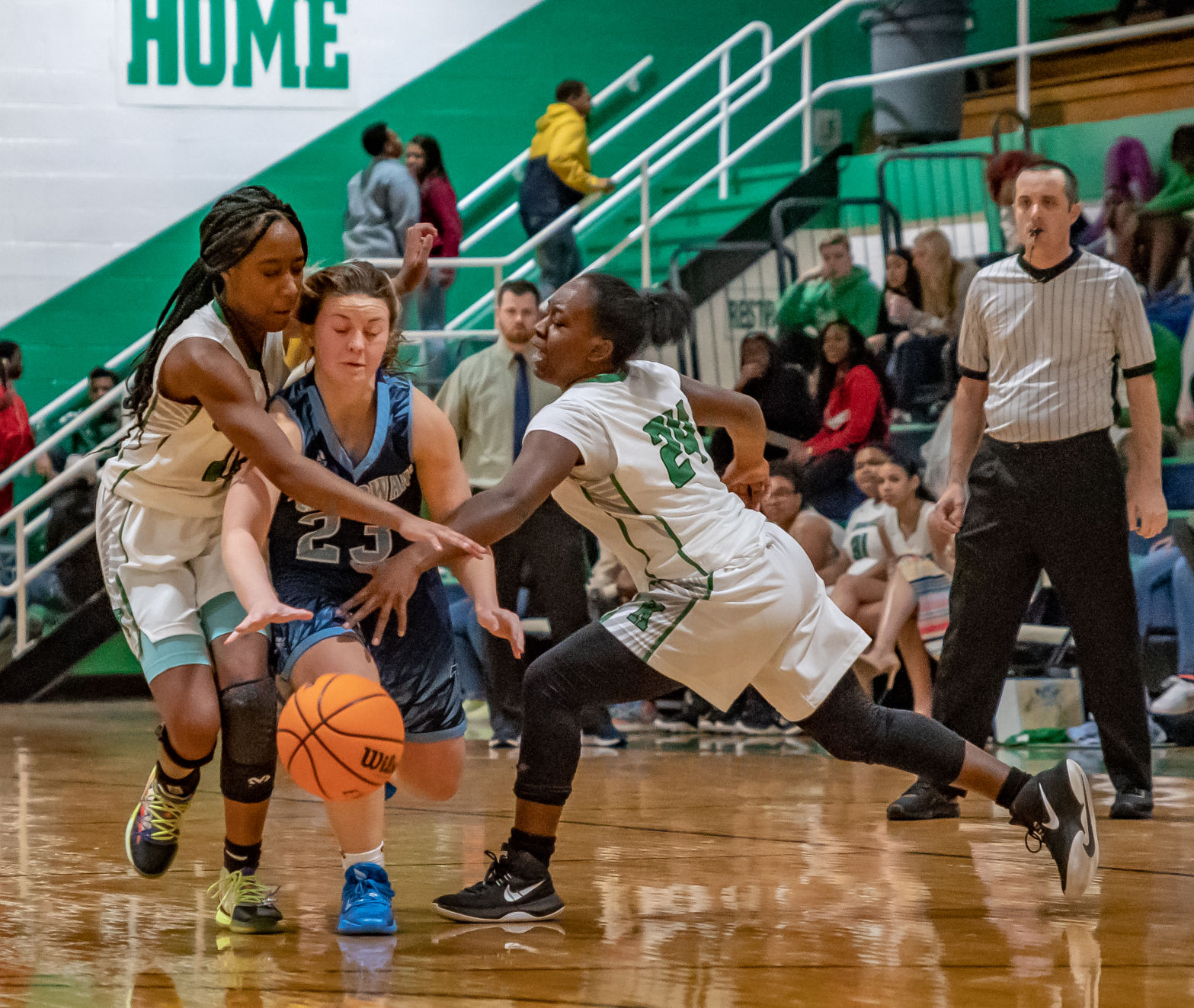 their home basketball game against West Rowan